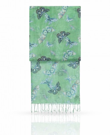 Палантин Женский S-BUTTERFLY/GR.PEACH